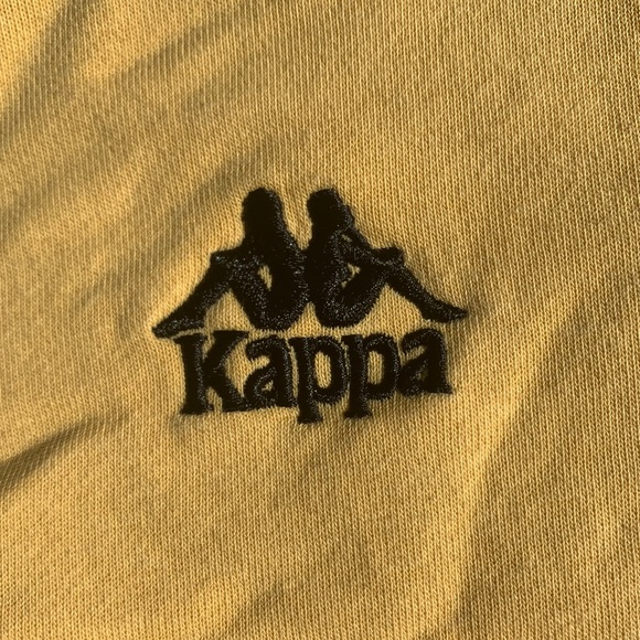 Yellow cropped kappa pull over - Picture 2 of 4